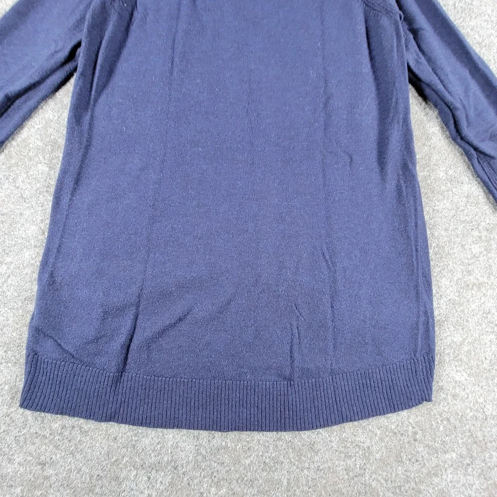 GAP Maternity Pullover Sweater Womens M Navy Blue‎ Classic V-neck Lightweight